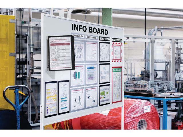 Väggställ VARIO Magnet kompl med 5 panel